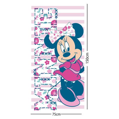 Minnie Mouse Varsity Beach Towel Extra Image 1